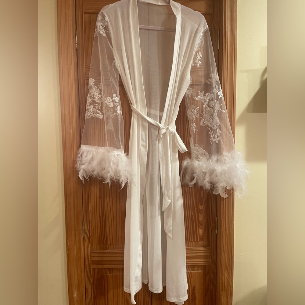 Feather robe